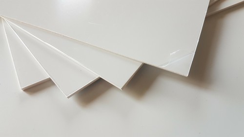 Polystyrene sheets panel - sheets, white