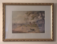 Two Pheasant Hunters Print Newly Framed