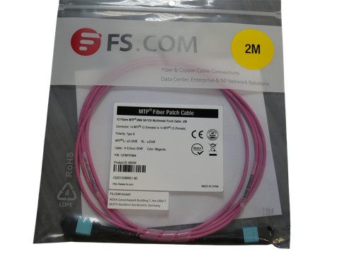 Lot mtp mpo fiber - 5, patch