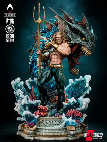 Aquaman sculpture printed - sculpture, 3d