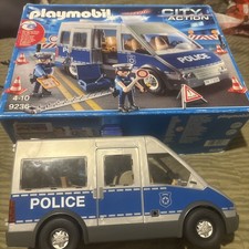 Playmobil City Action Police Van 9236 light and siren are working 