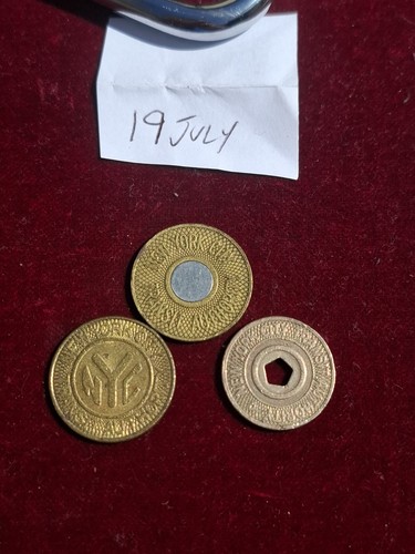 New york city transport tokens - york,