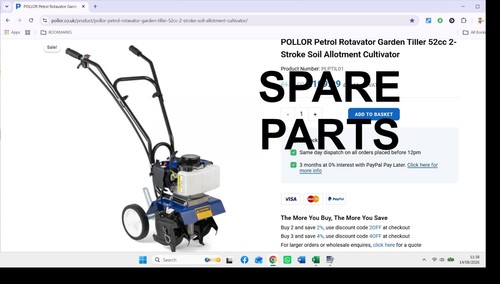 Pollor petrol rotavator - pollor,