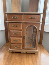Vintage Jewelry Box With 5