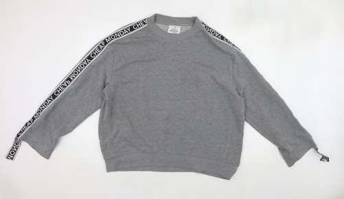 Cheap monday men grey - monday, crew