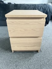 IKEA Malm 2 Drawer  Bedside