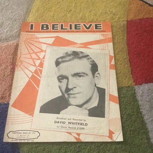 Believe david whitfield - .,