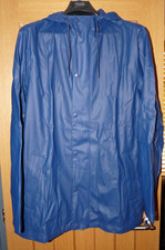 Mans shiny blue rubber feel