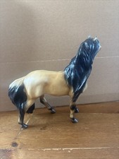 Breyer Reeves Horse Vintage Golden Stallion Dark Brown Mane Silver Logo: Silver