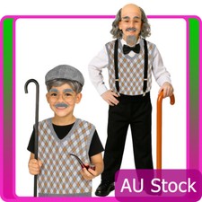 Boys Grandpa Little Old Man