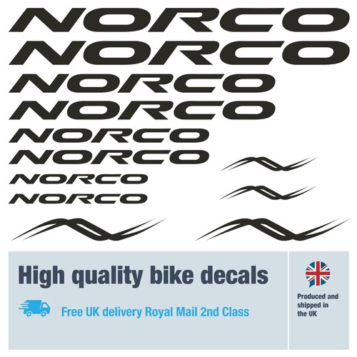 Norco bike decal labels with - bike,
