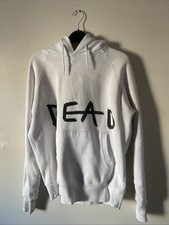 Drop Dead White Hoodie Size Small *Please See Photos Before Buying*