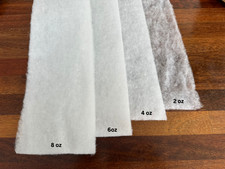 Fire Retardant Polyester Wadding Quilting Upholstery Batting 2oz-8oz - 60" Wide