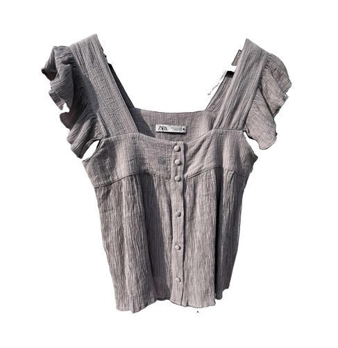 Zara grey crinkle - zara, m