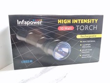 INFAPOWER F009 PREMIUM CREE LED 800 LUMEN TORCH ALUMINIUM SILVER REF5523-5527