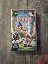 Disney’s Bambi - VHS - Tested & Working