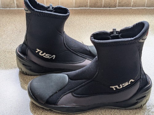 Tusa scuba diving boots black - scuba,