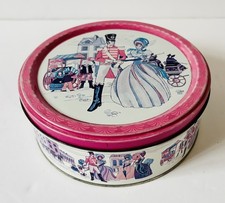 Vintage Round Metal Rowntree Macintosh's Quality Street Sweet Tin 18 cm Diameter