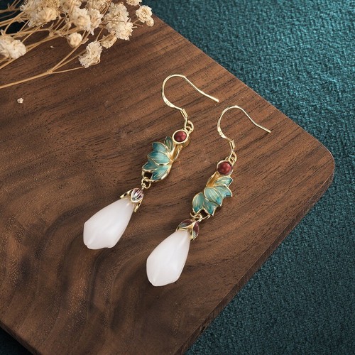 Earrings tassel dangle imitate - earrings,