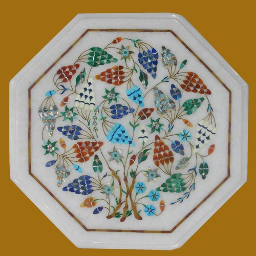 Marble coffee table inlay - 12",