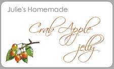 Crab Apple Jelly Stickers Homemade Preserves Jar and Pot Labels