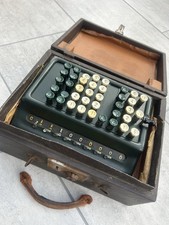 Vintage Adding Machine By London Computator Ltd. With Carry Case.