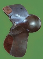16" Brown Leather Dressage Polo Hunting English Riding Horse Saddle