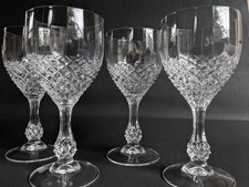 Set Vintage Crystal Wine