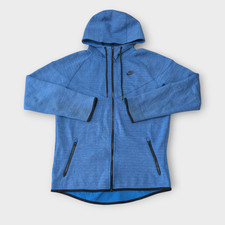 Nike Tech Mens Hoodie Full Zip Blue Knit OG Old Season Rare Medium