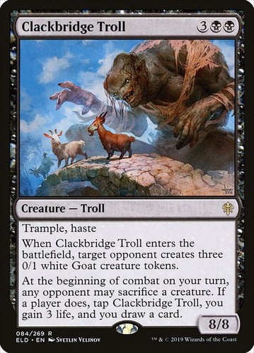 Mtg clackbridge troll - mtg, (84)