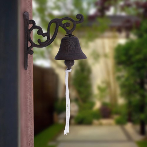 Cast iron door bell - iron,