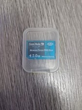 SanDisk Memory Stick PRO DUO 2GB MAGIC GATE Card for Sony PSP & Camera 