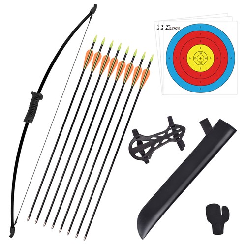 Archery bow and arrow set - bow,