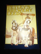 Tetley's Brewery Leeds 1980s brochure Joshua Tetley history photos ephemera RARE
