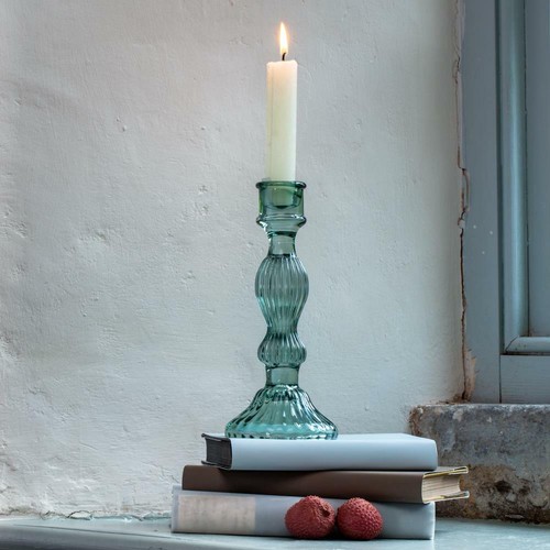 Green glass bella - green,