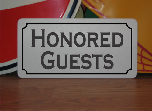 Honored guests metal - guests, for