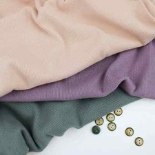 Fine Ribbed Cotton Jersey Soft