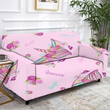 Pink Countermeasure Stretch Sofa Cover Lounge Couch Slipcover Recliner Protector