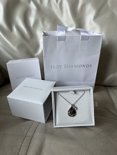 Hot Diamonds April Birthstone Pendant Necklace BNIB With Gift Box & Bag RRP £120