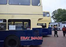 PHOTO  WMPTE BRISTOL VRT AND DAIMLER FLEETLINE REAR ENDS  THE MCW-BODIED BRISTOL