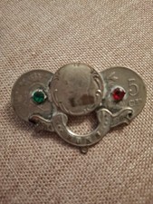 Trench art sweetheart brooch - trench,