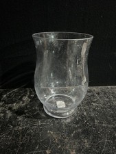 Vintage Hurricane Glass Lamp Vase Ref CS11