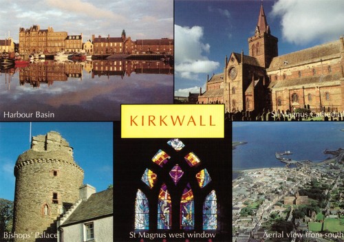 Kirkwall harbour basin - harbour, st