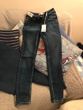 BNWT -Next Size 6 R Skinny Navy Mid Rise Denim Jeans New £ 28- Christmas Present