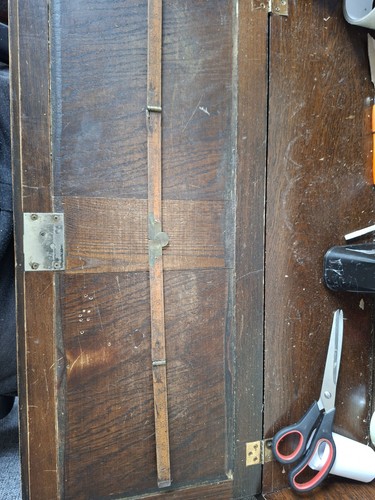 Vintage wooden brass - vintage, folding