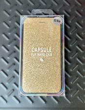 Case for iPhone XS Max - Metallic Gold Capsule Flip Hard Case