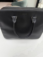 Versace Leather Briefcase / Laptop Bag. Perfect Condition.