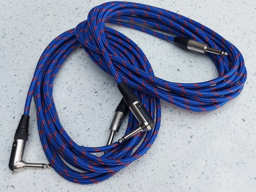 Guitar leads 2 - 6m, pk