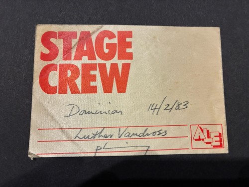 Luther vandross backstage pass - vandross,