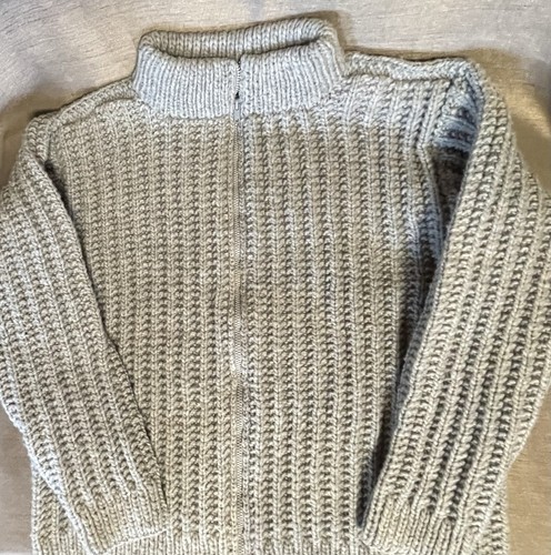 Hand knit heavy gray - heavy,